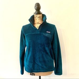 COPY - Patagonia Fleece Snap T Teal Pullover